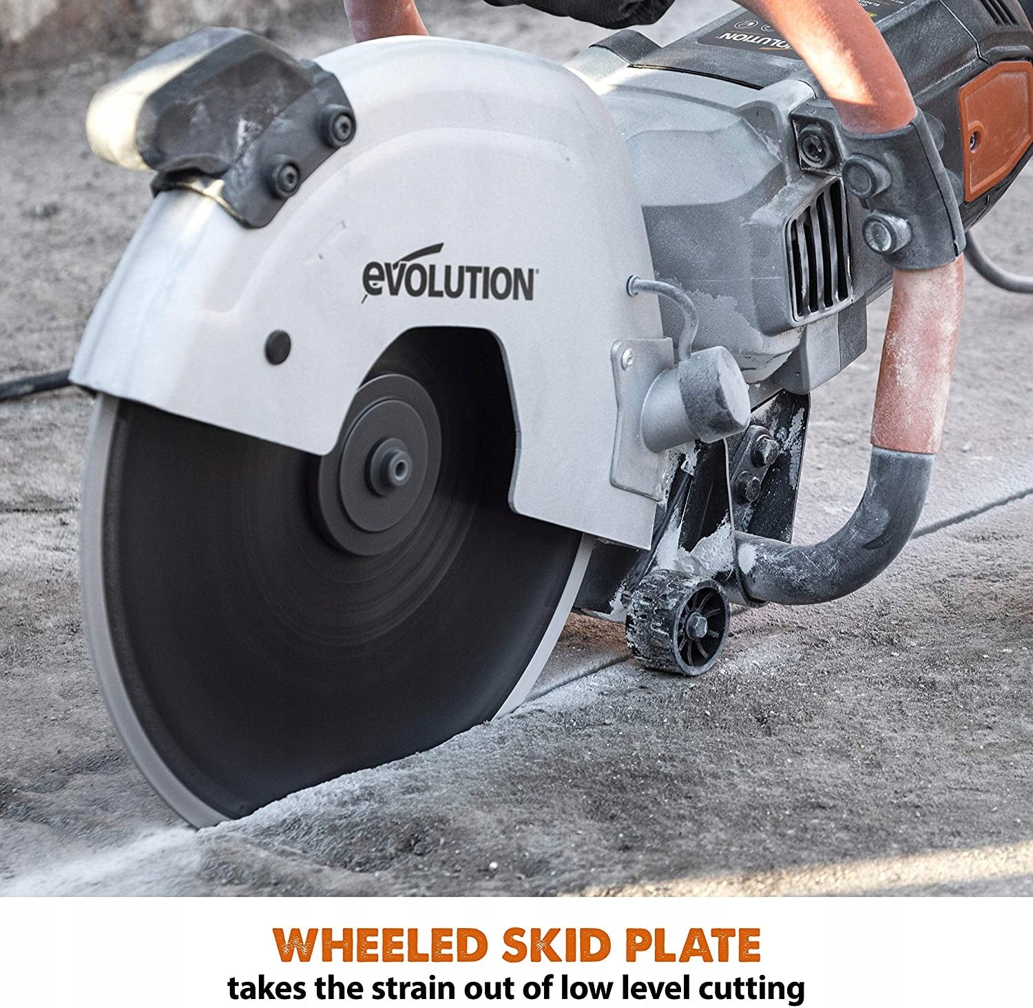 Concrete sectional circular saw Evolution R300DCT with disc Brand Evolution