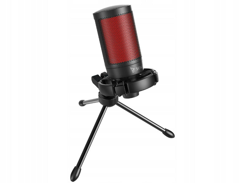 Condenser Gaming Microphone Studio USB Tripod SAVIO SONAR PRO 01 Manufacturer code 5901986047711