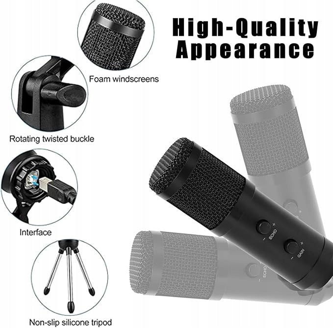 Condenser microphone with tripod BM-838 Manufacturer code BM838