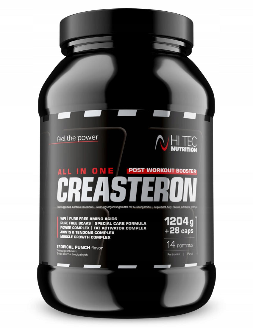 Conditioner CREATINE TESTOSTERONE Protein Gainer Strength HiTec Fruit Mass 1232 g