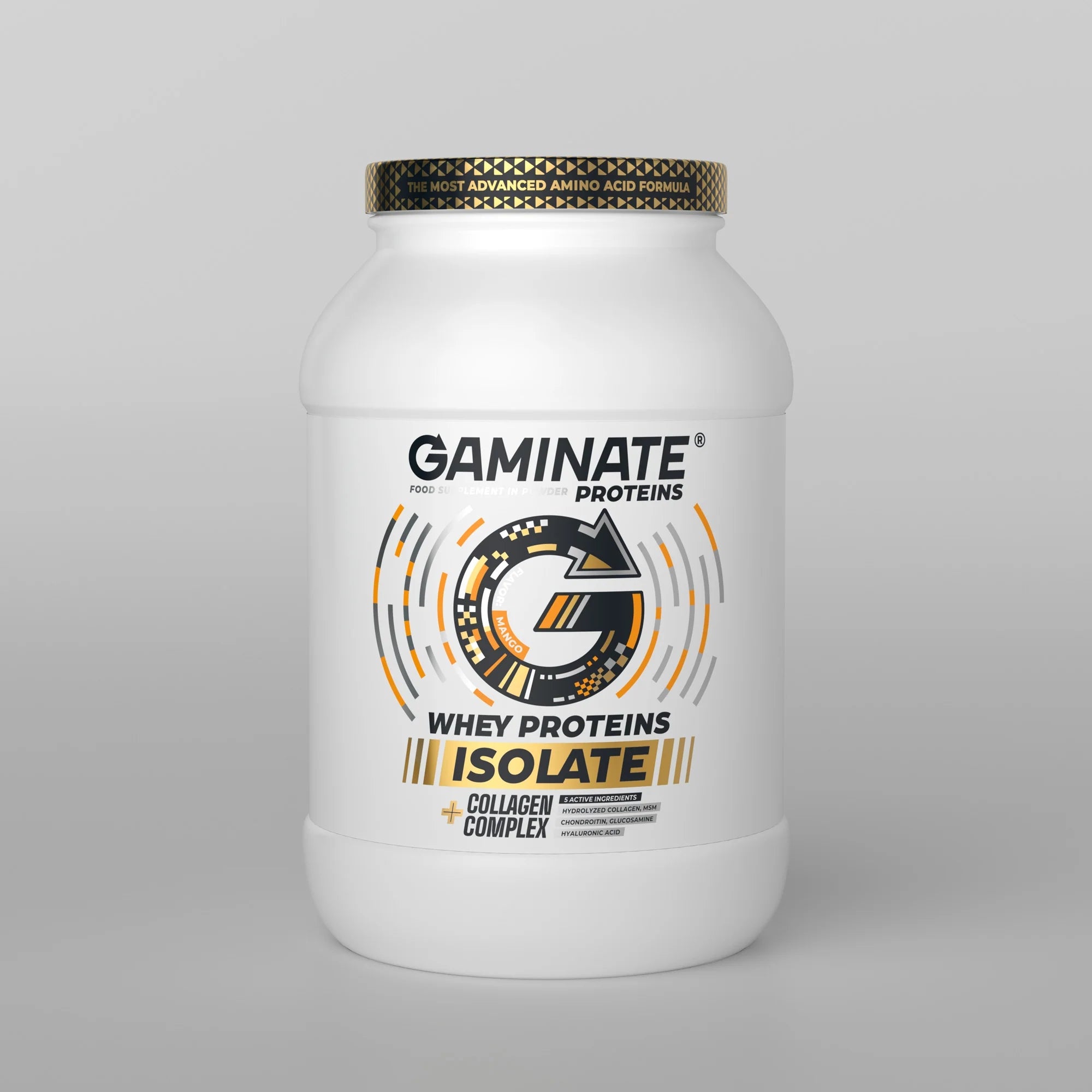 Conditioner Whey Protein ISOLATE 1kg + COLLAGEN COMPLEX Brand Gaminate