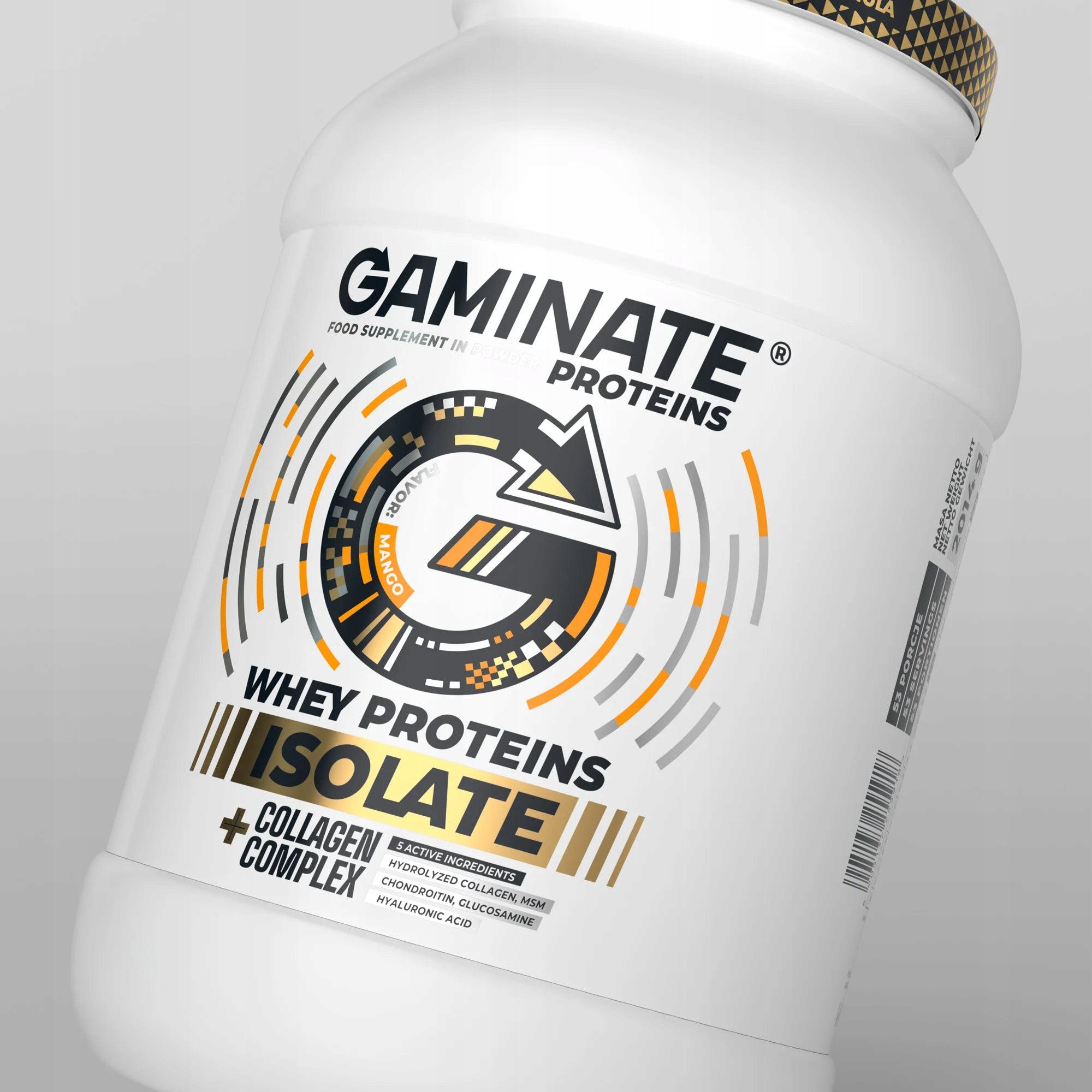 Conditioner Whey Protein ISOLATE 2kg + COLLAGEN COMPLEX Brand Gaminate