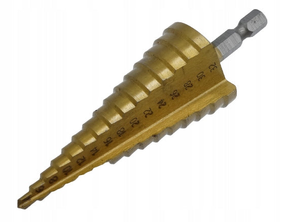 Cone Conical Drill Bit 4-32 Reamer Handle Hex 1/4' 2817 Brand no brand