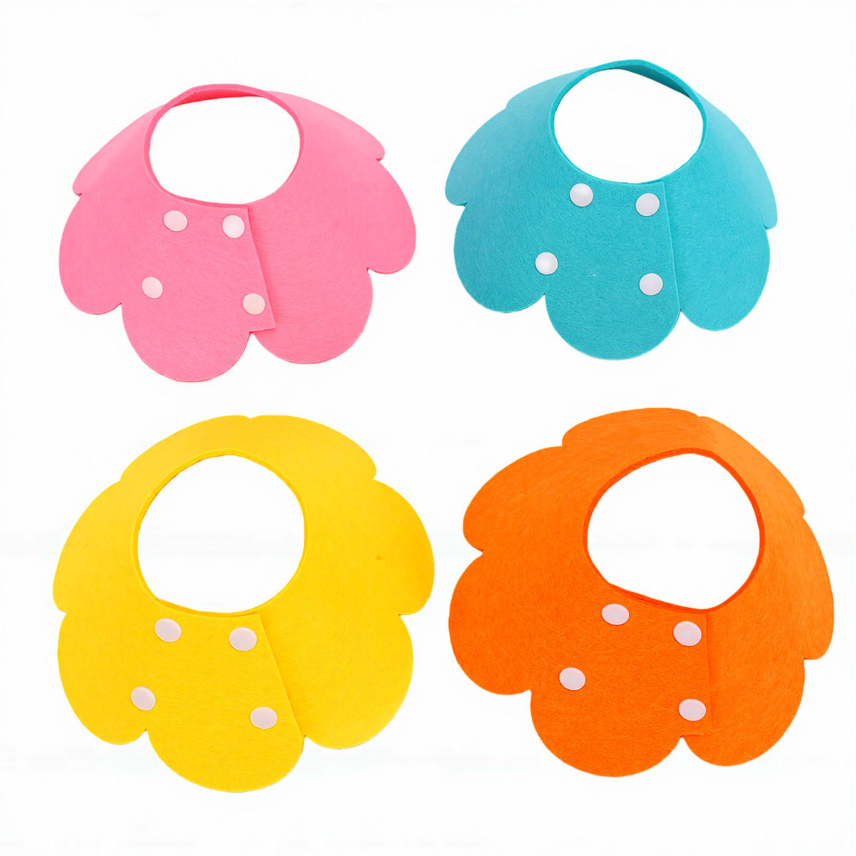 Cone-shaped cat collar set. Adorable felt collar in XA