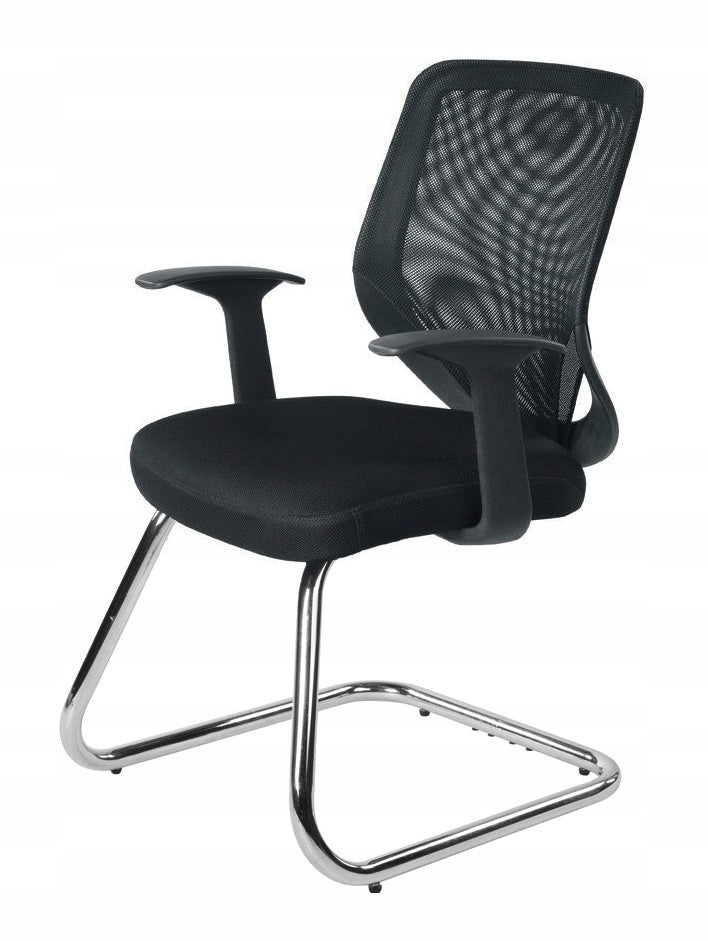 Conference chair ON SKID MOBI SKID black desk net