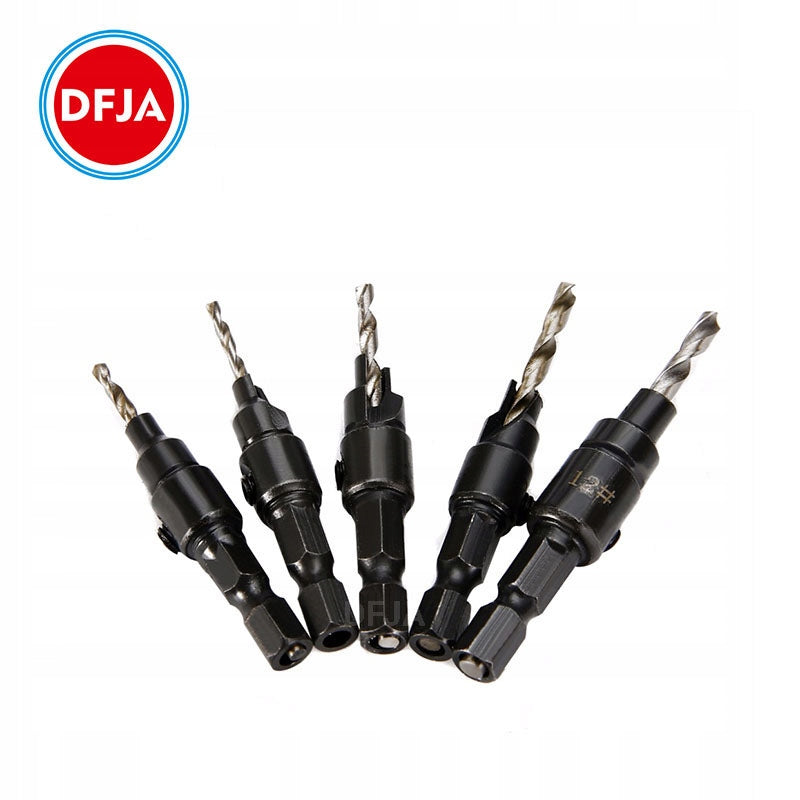Confirmate Drill Bits High Quality M2 6el Wood Confirmate Set 5-12mm Mounting type 1/4"