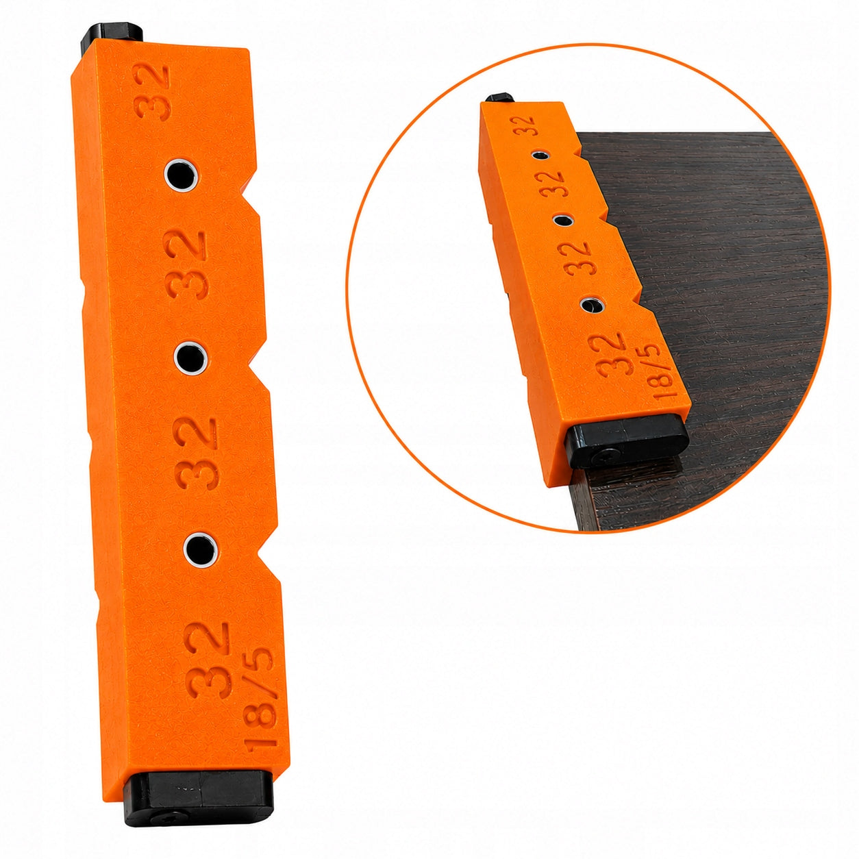 Confirmate Drilling Template 32-32-32 Plate 18 mm Drill Bit fi5
