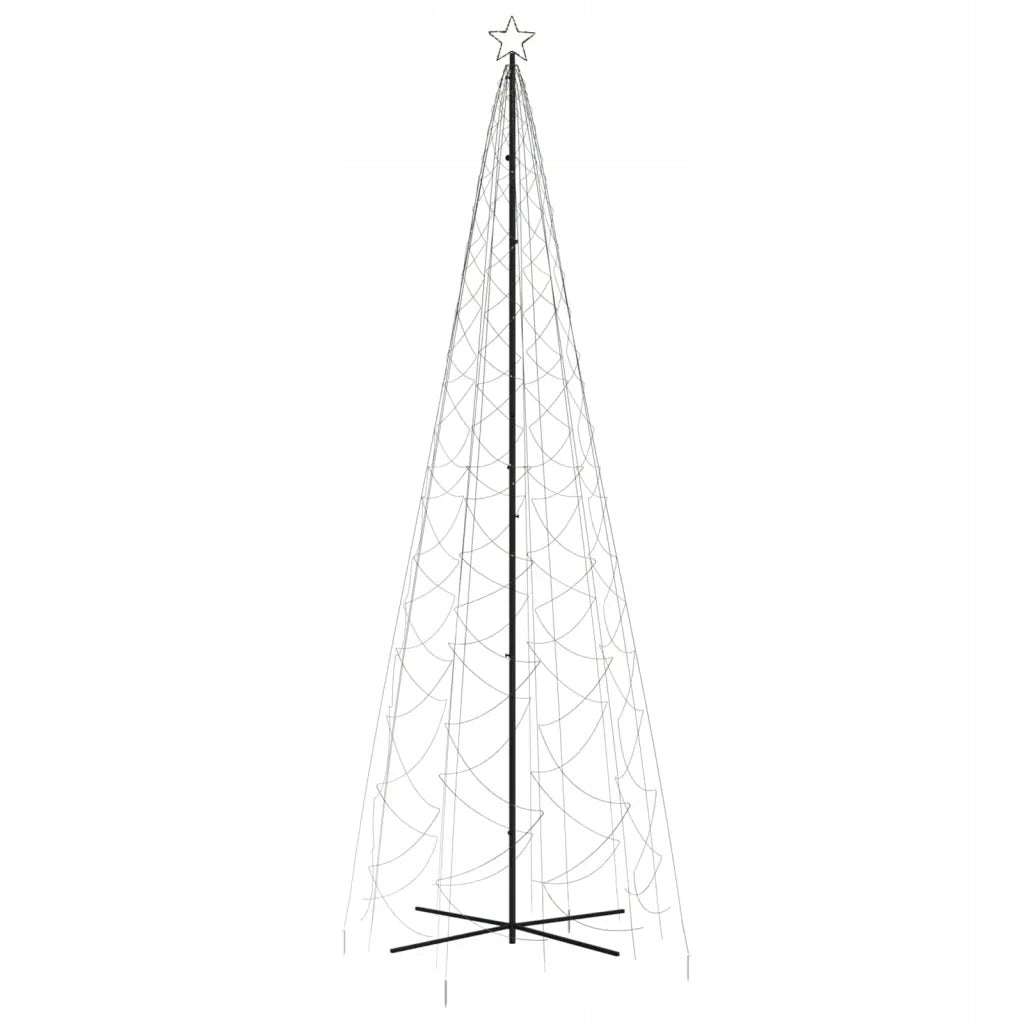 Conical Christmas Tree, 1400 Warm White LED, 16 Height higher than 250 cm