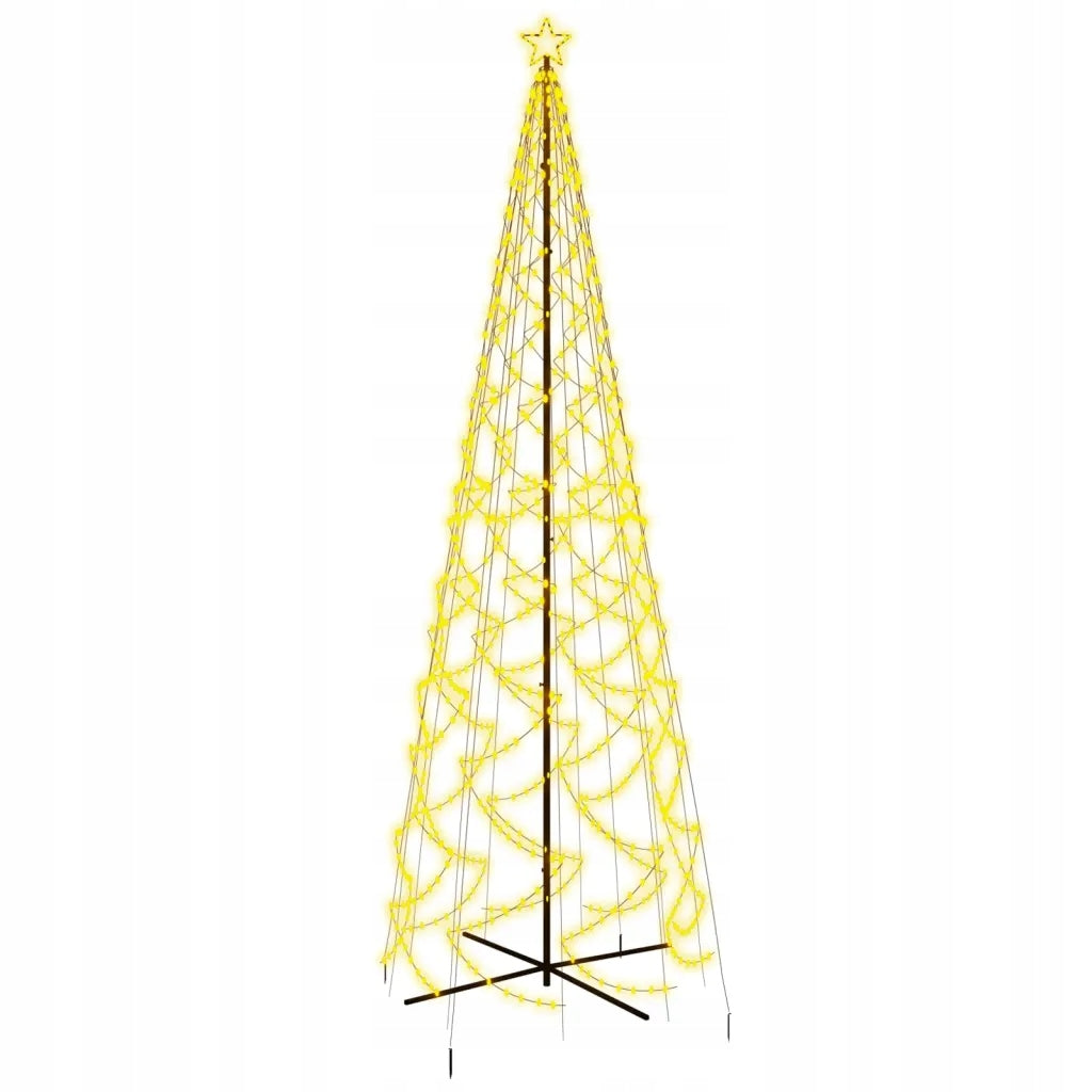 Conical Christmas Tree, 1400 Warm White LED, 16
