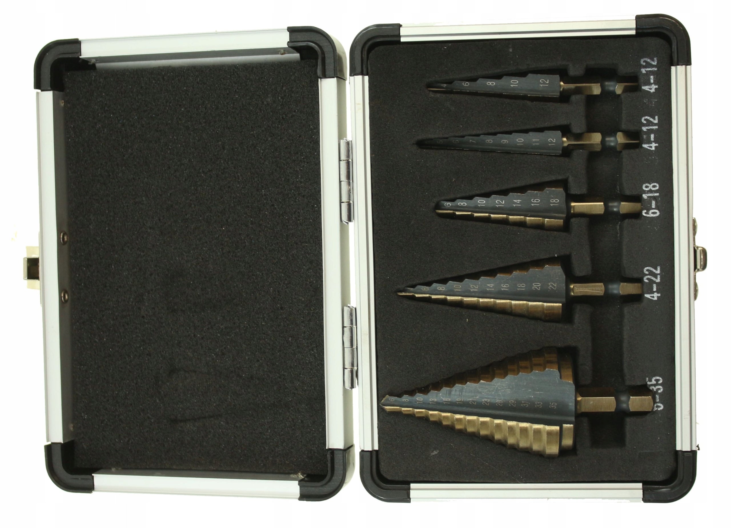 Conical drill bit set 4-35mm / step drill bit ENERGOTYTAN ET40 Drill bit type conical step drill bit set