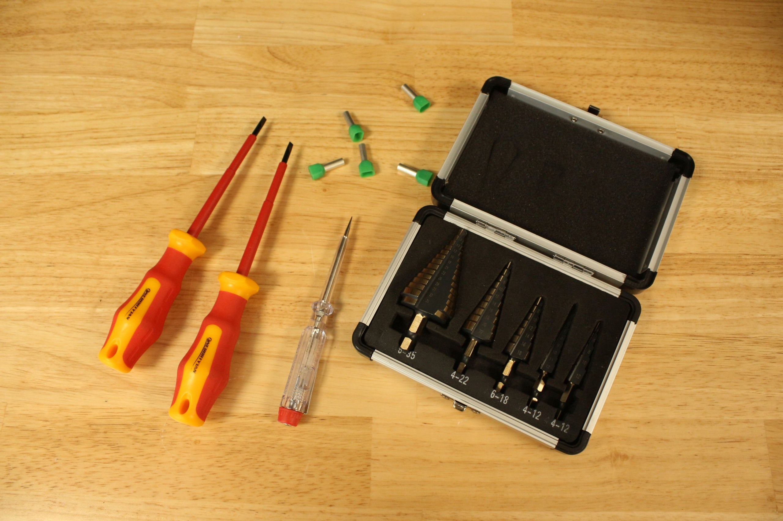 Conical drill bit set 4-35mm / step drill bit ENERGOTYTAN ET40 Mounting type 1/4" hexagonal cylindrical