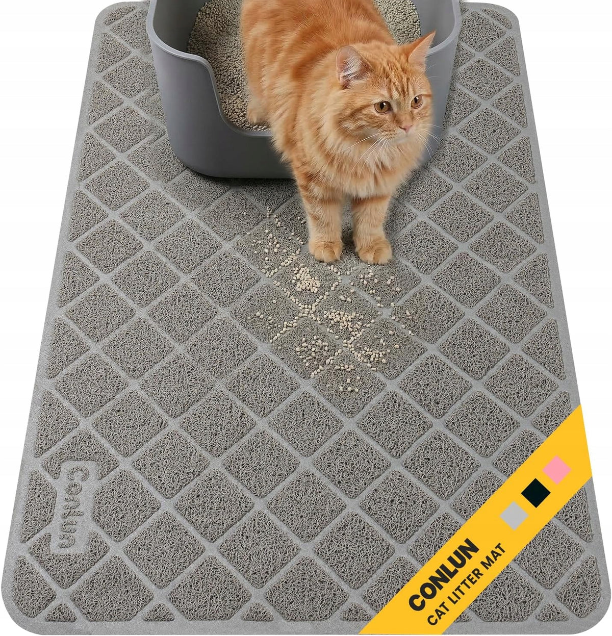Conlun litter box mat 89 x 58 cm waterproof