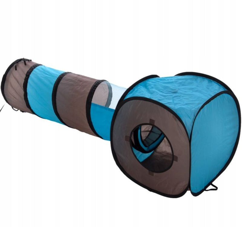Connect 2in1 Tunnel Playground Toy Cat Rabbit Folding 140cm Brand Zooplus