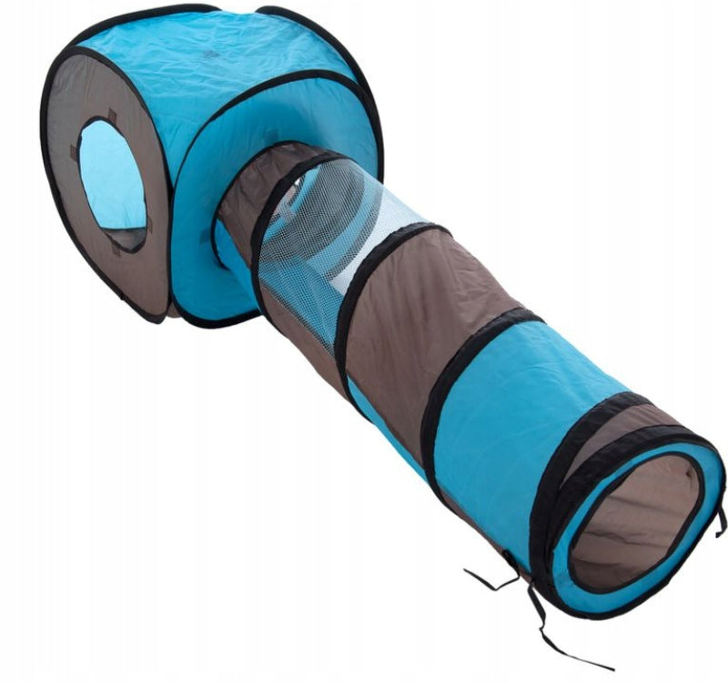 Connect 2in1 Tunnel Playground Toy Cat Rabbit Folding 140cm