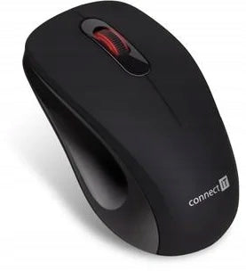 Connect IT MUTE bezdrátová optická tichá myš, černá