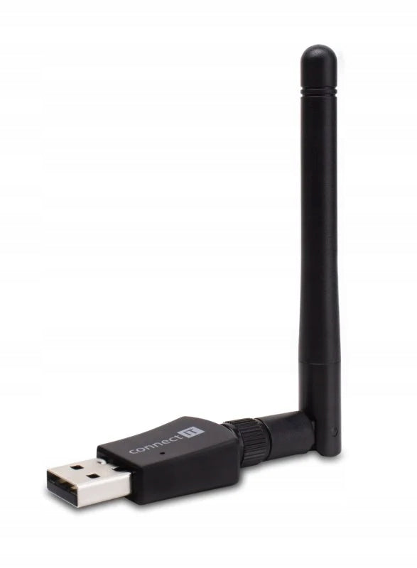 Connect IT WiFi USB-A adaptér s anténou, 300 Mbps Interface USB 2.0