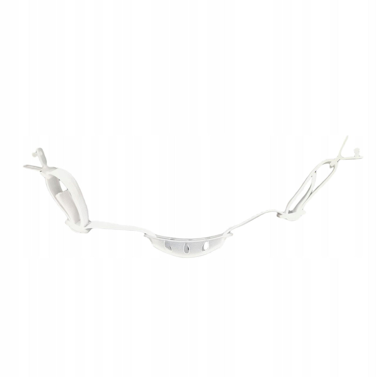 Construction Helmet Chin Strap Foot Ball Chin Strap for Cycling White