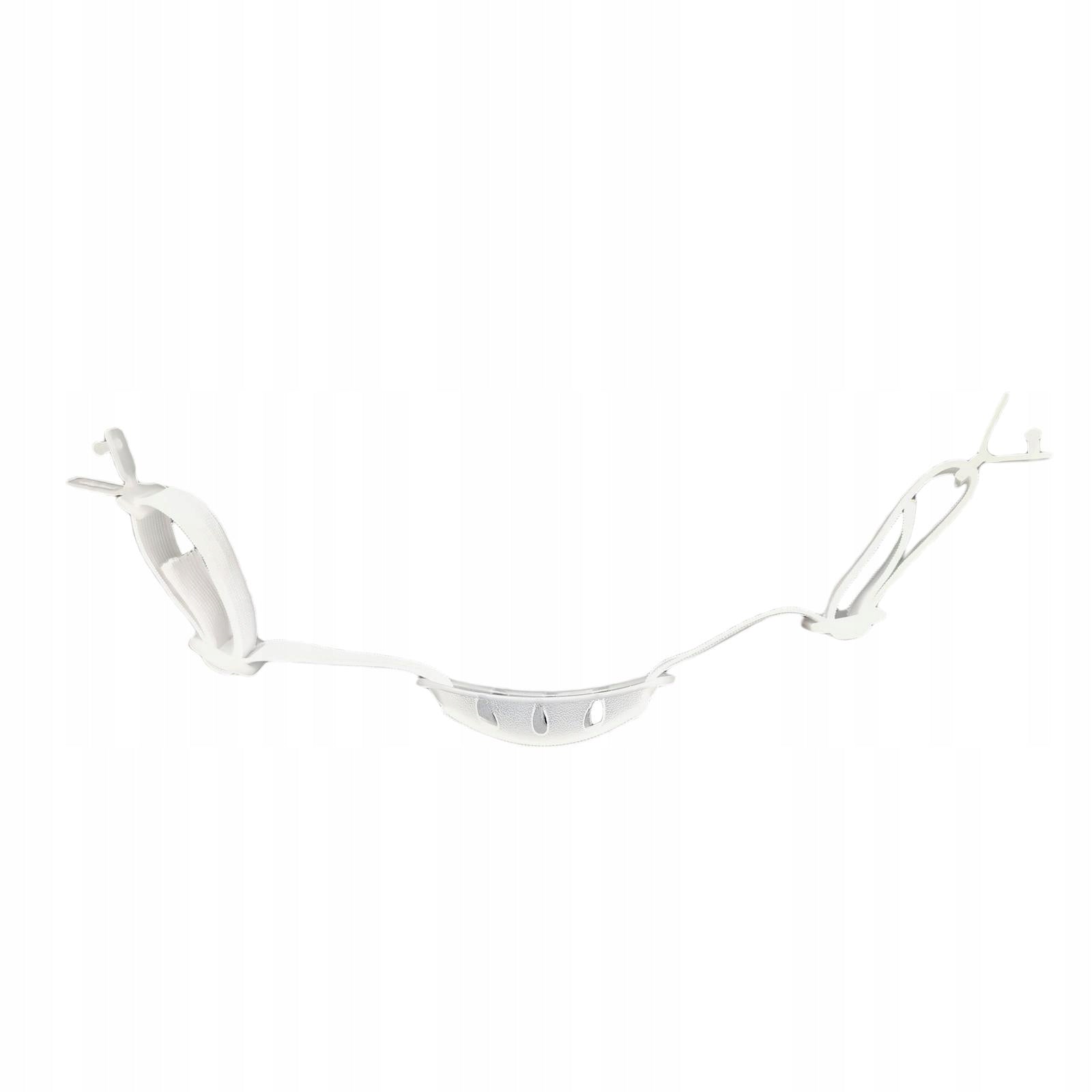 Construction Helmet Chin Strap Foot Ball Chin Strap for Cycling White