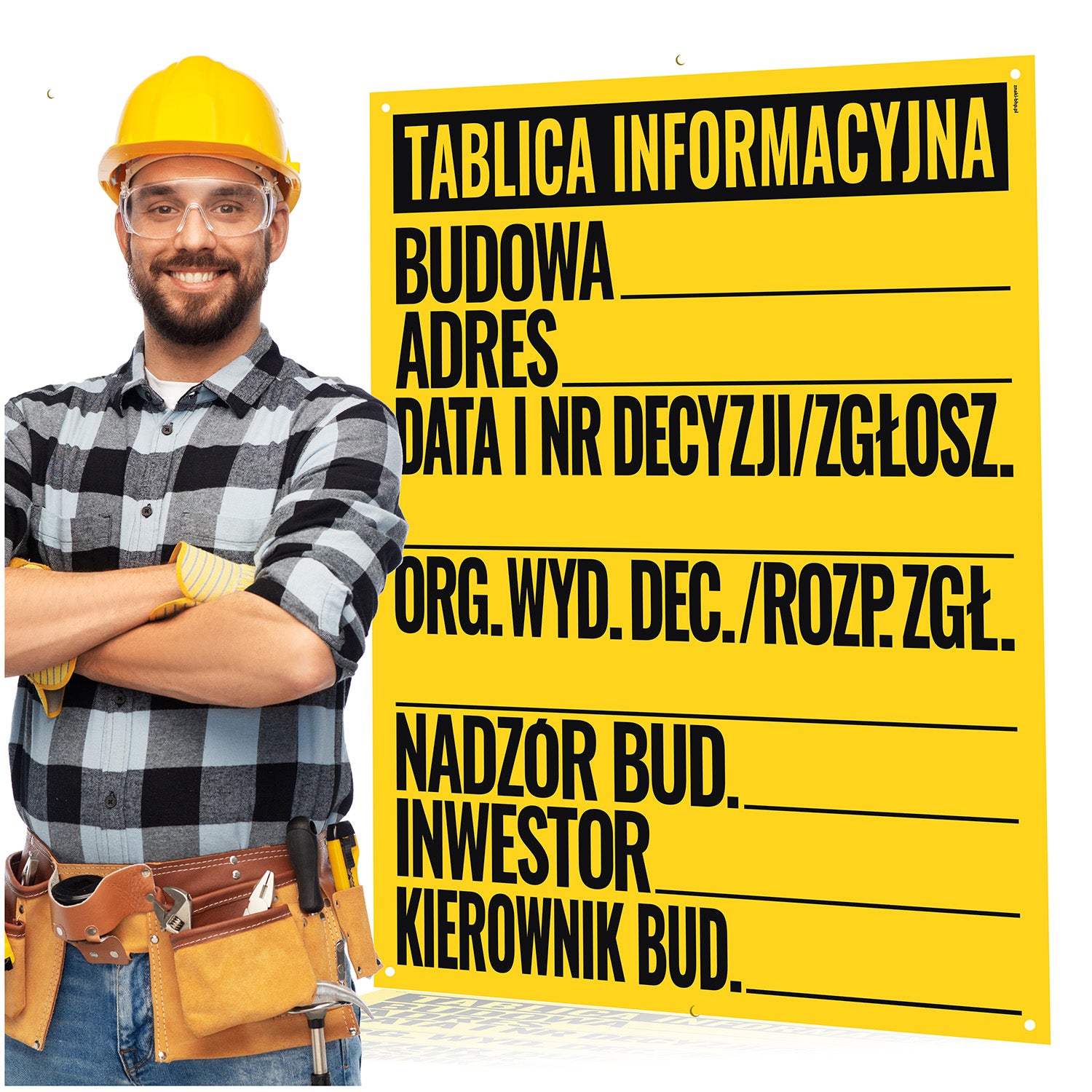 Construction Information Board CONSTRUCTION BOARD INFORMATION BOARD 50x70