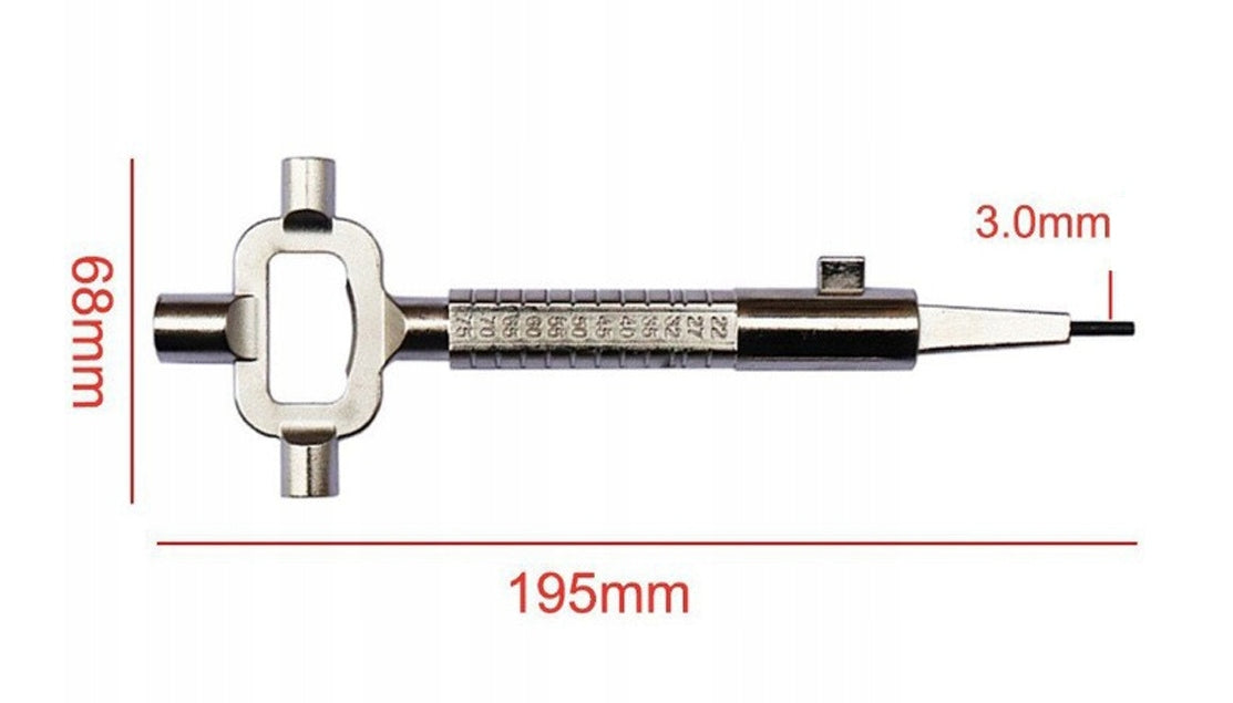 Construction Wrench Universal for Door Windows Locks Beer Opener Brand no brand