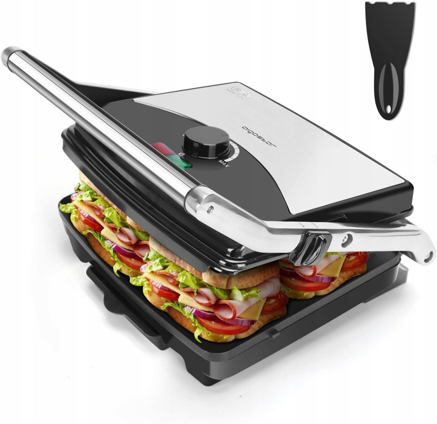 Contact Grill Electric Toaster Panini Aigostar 2000W High Power