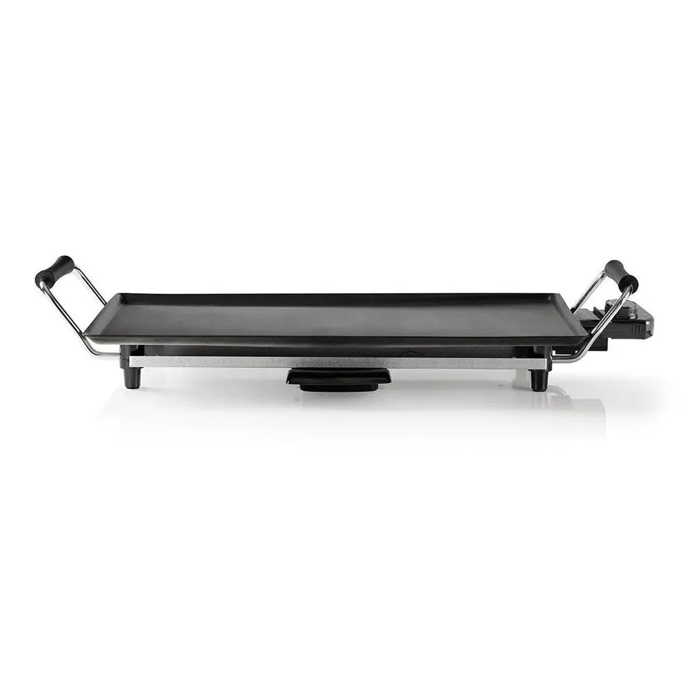 Contact Table Electric Grill Nedis Teppanyaki black 2000 W Plate Dominant color black