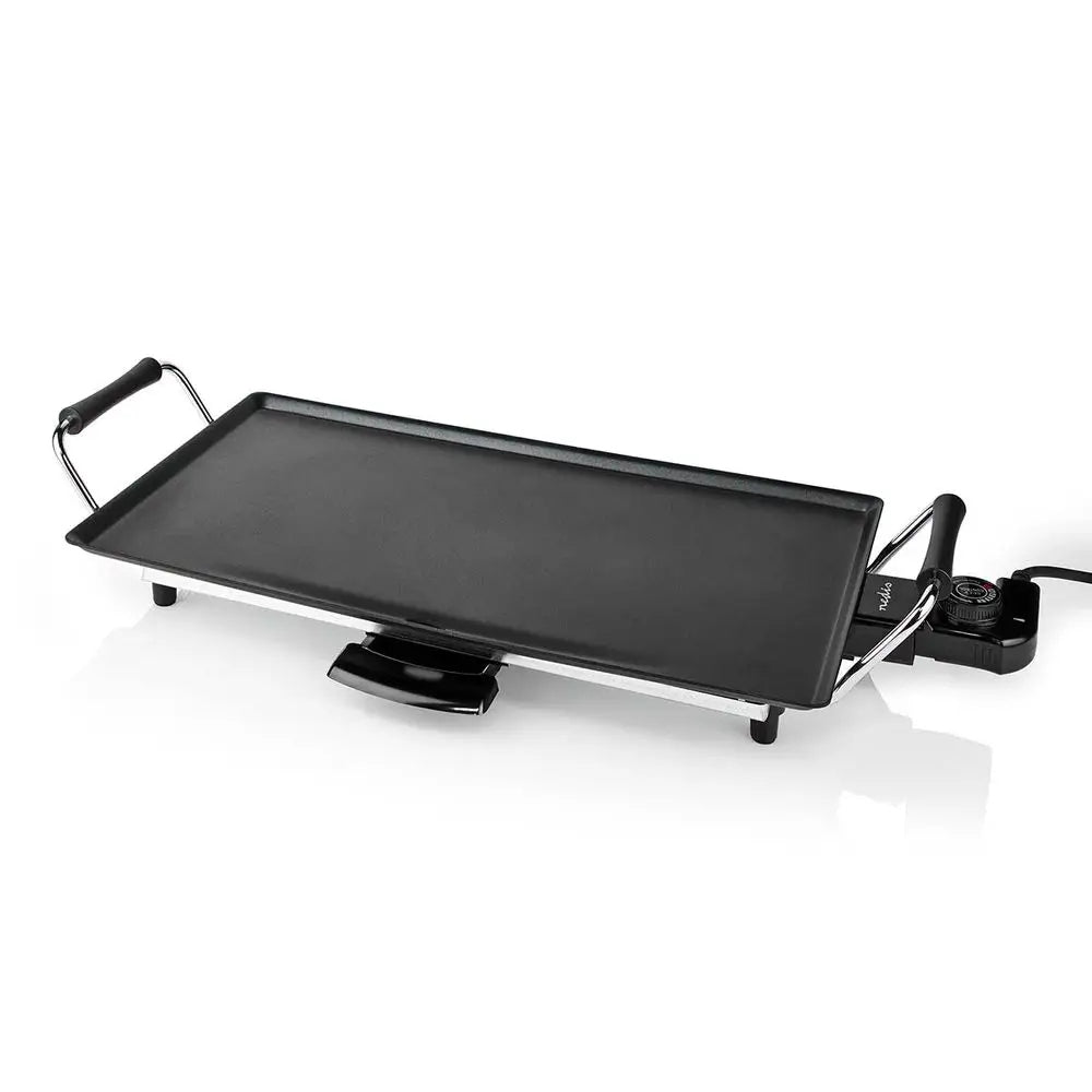 Contact Table Electric Grill Nedis Teppanyaki black 2000 W Plate Temperature control yes