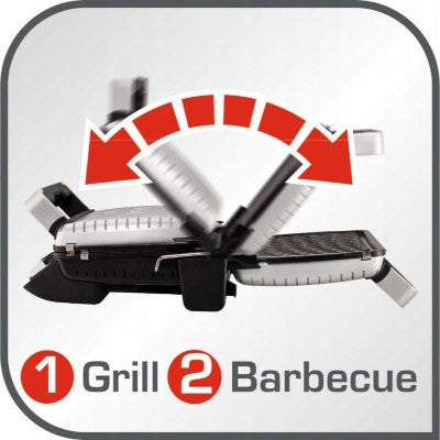 Contact Tefal GC461B 34 Supergrill XL 2400 W Folding Electric Grill Dominant color silver/gray