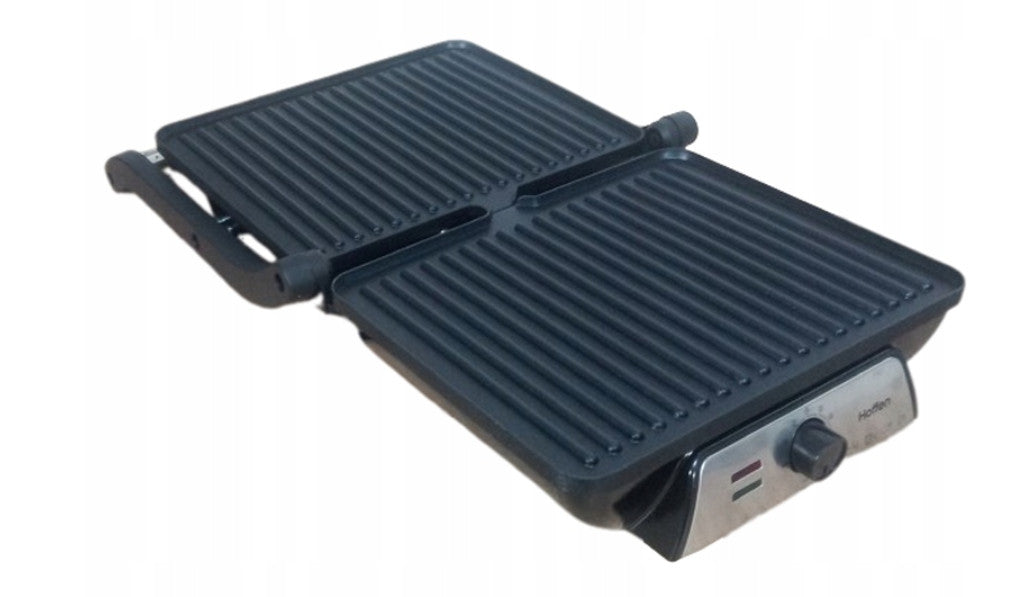Contact electric grill Hoffen 2000 W opening 180 degrees Power rating 2000 W