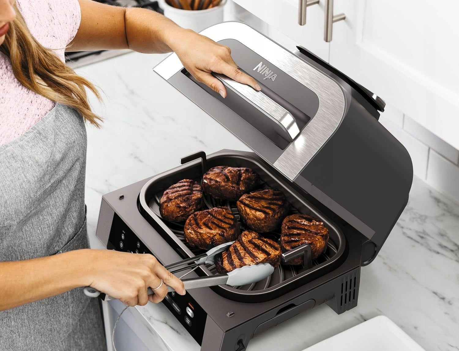 Contact electric grill Ninja DG551EU silver/grey 1760 W Brand Ninja