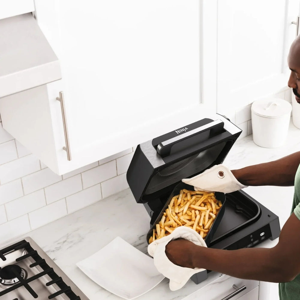 Contact electric grill Ninja DG551EU silver/grey 1760 W Dominant color silver/gray
