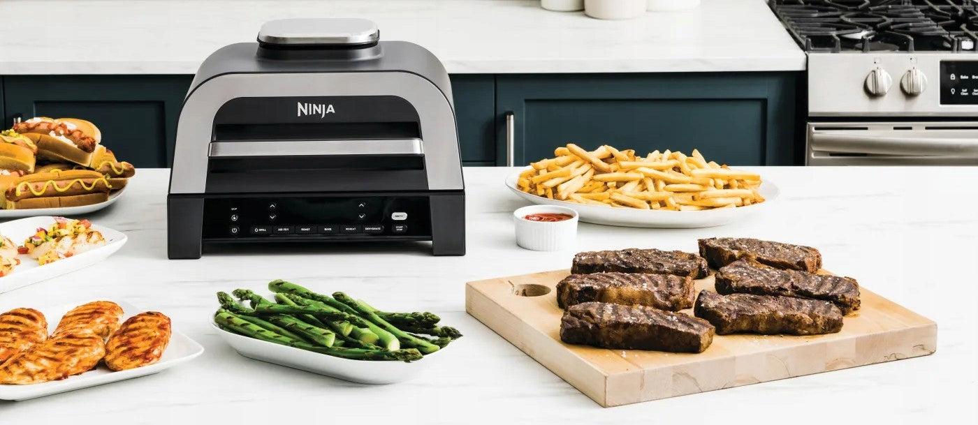Contact electric grill Ninja DG551EU silver/grey 1760 W Power rating 1760 W