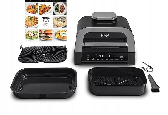 Contact electric grill Ninja DG551EU silver/grey 1760 W Temperature control yes