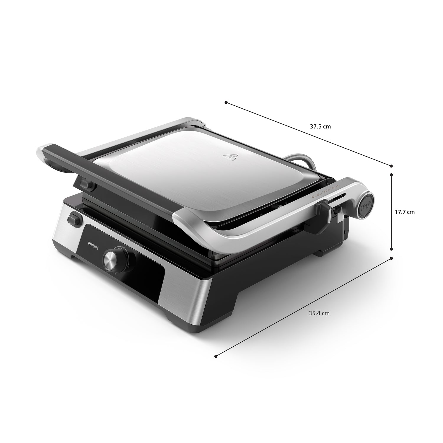 Contact electric grill Philips HD6301/90 silver/gray 2200 W Model HD6301/90