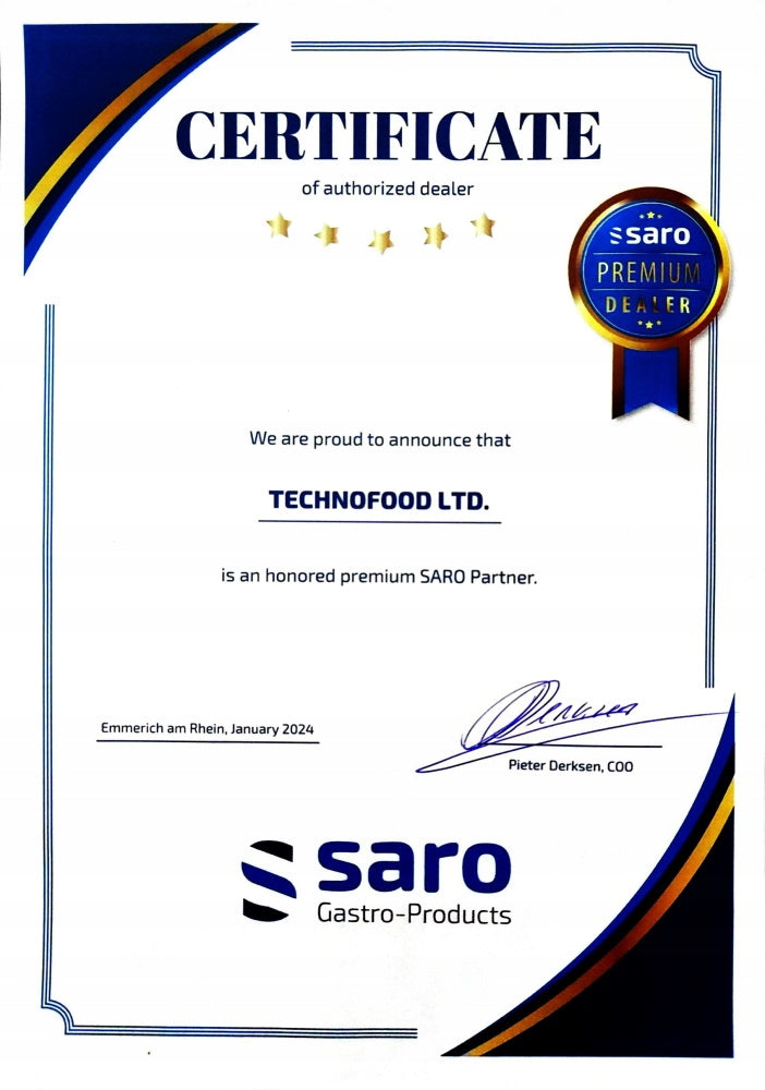 Contact electric grill Saro, model FRY TOP 400 Brand Saro