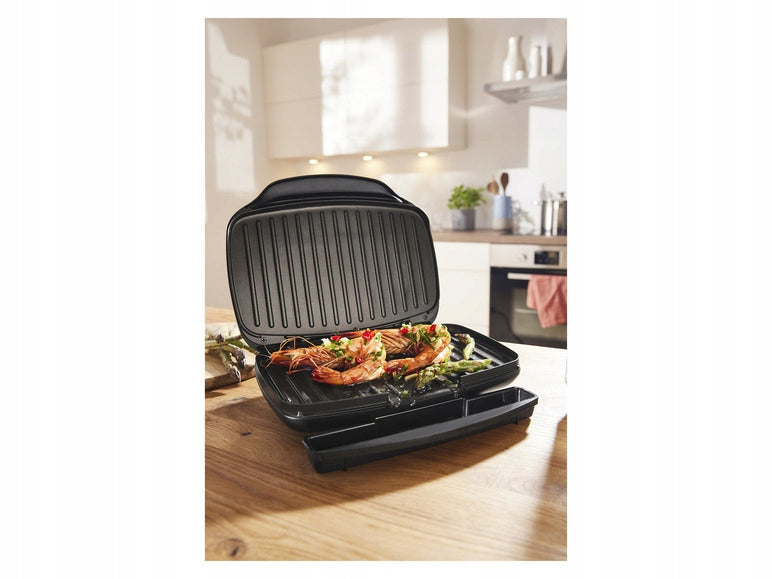 Contact electric grill SilverCrest SKG 1000 B3 black 1000 W Power rating 1000 W