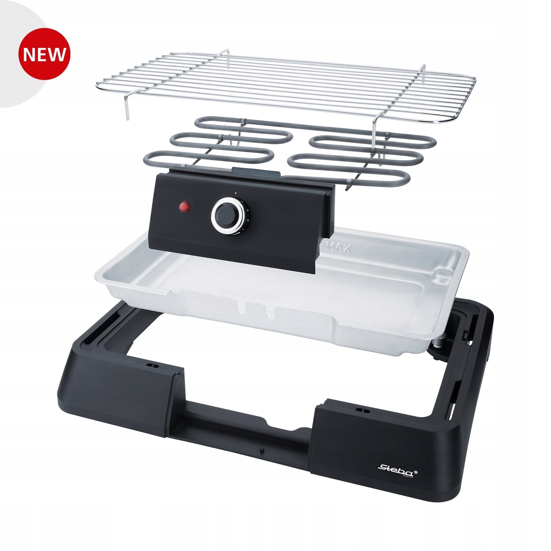 Contact electric grill Steba VG G20 black 2200 W Power rating 2200 W