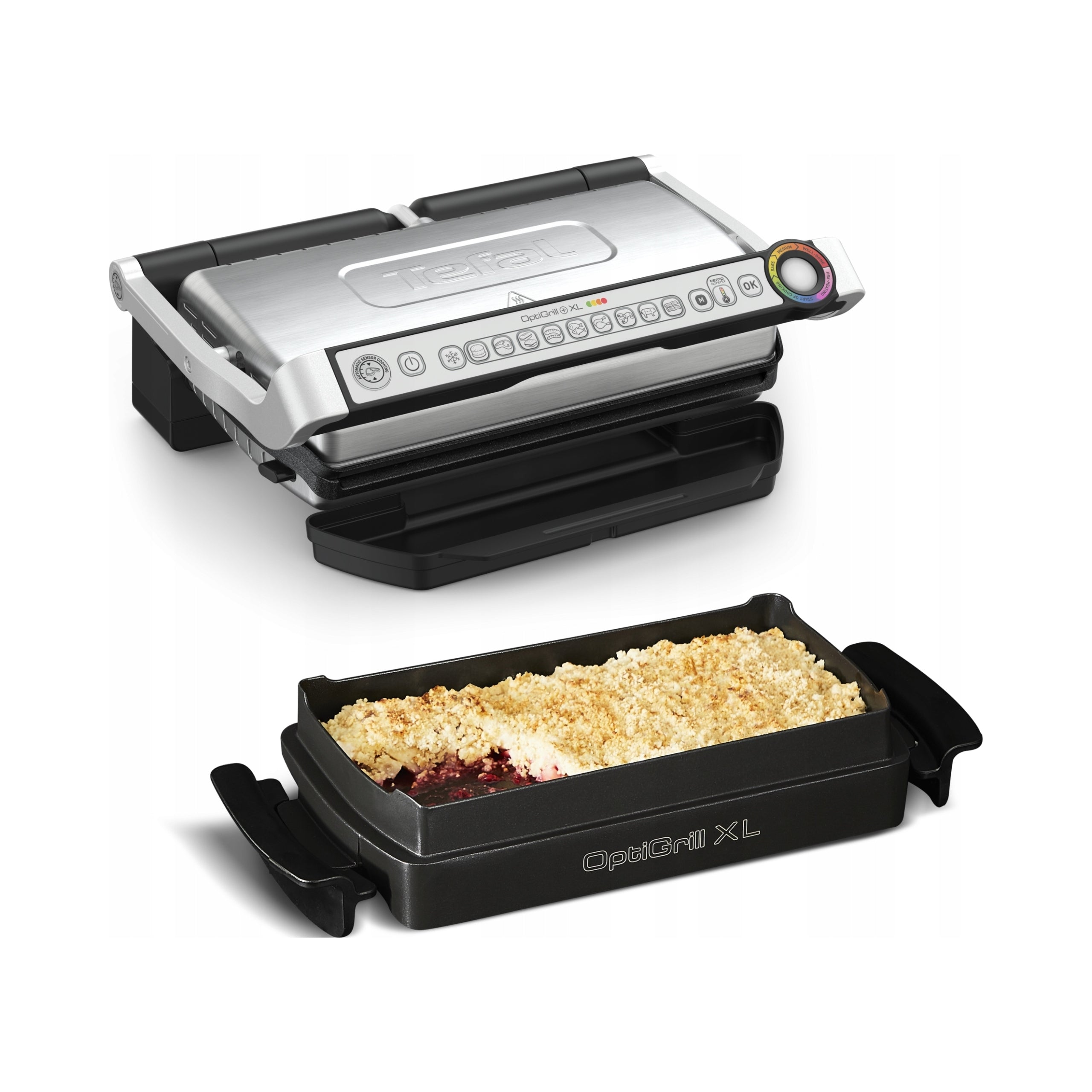 Contact electric grill Tefal Optigrill+ XL GC724D12 2000 W