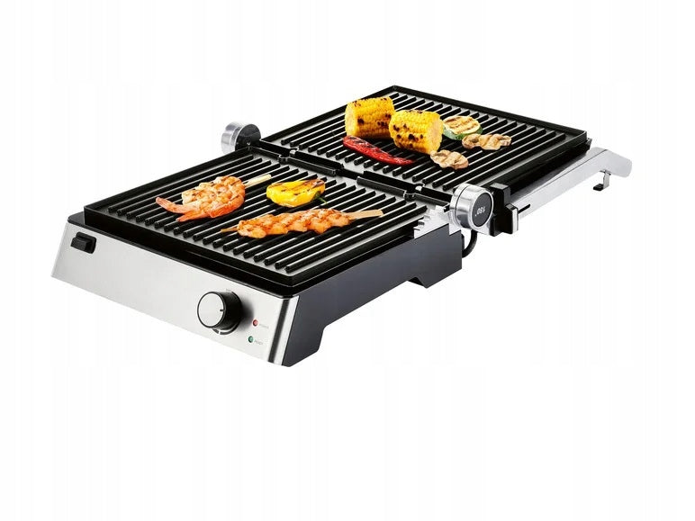 Contact grill 3in1 PANINI electric table SilverCrest SKGE 2000 W Temperature control yes