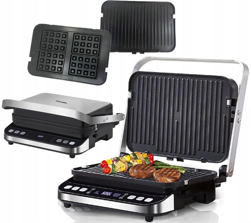 Contact grill BioloMix Power 2000W multifunctional 310mm Opening up to 180°
