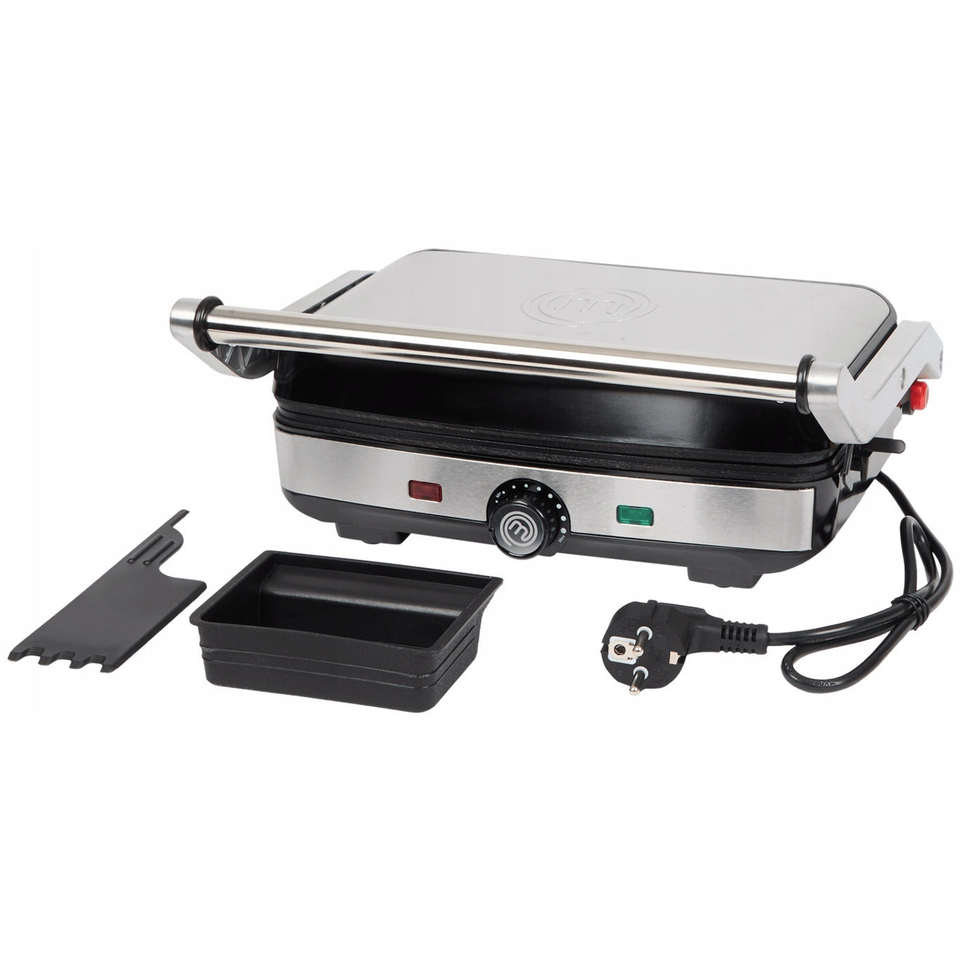 Contact grill MasterChef 1600 W silver with temperature control Manufacturer code Grill elektryczny 2024-10629