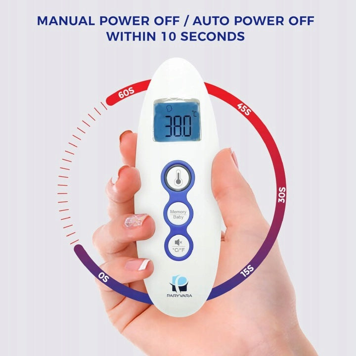 Contactless Digital Thermometer 5in1 Forehead Ear Room Liquid for Kids Medical device no