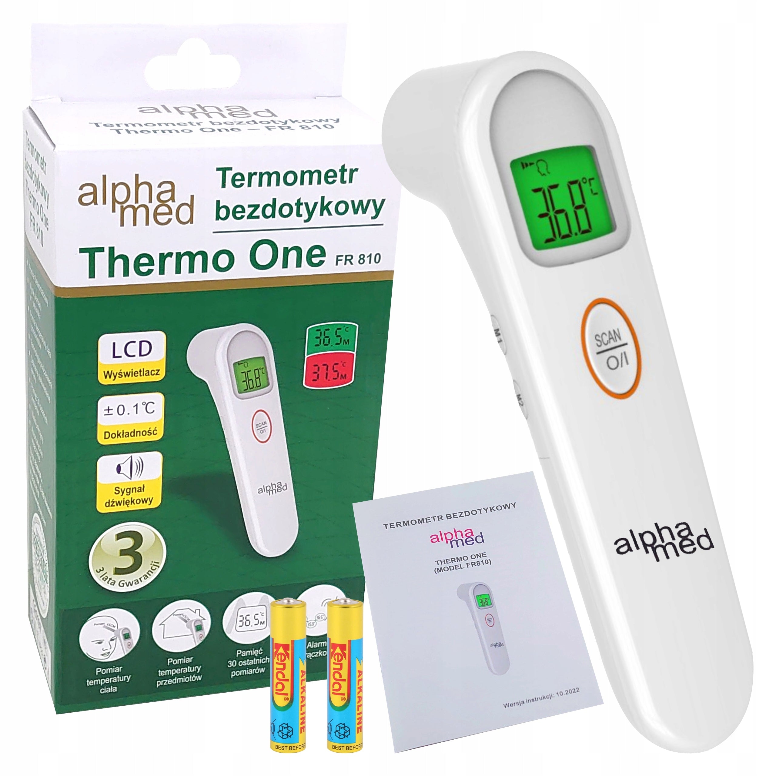 Contactless thermometer alpha med Thermo One 1 pc. EAN (GTIN) 6953205981008