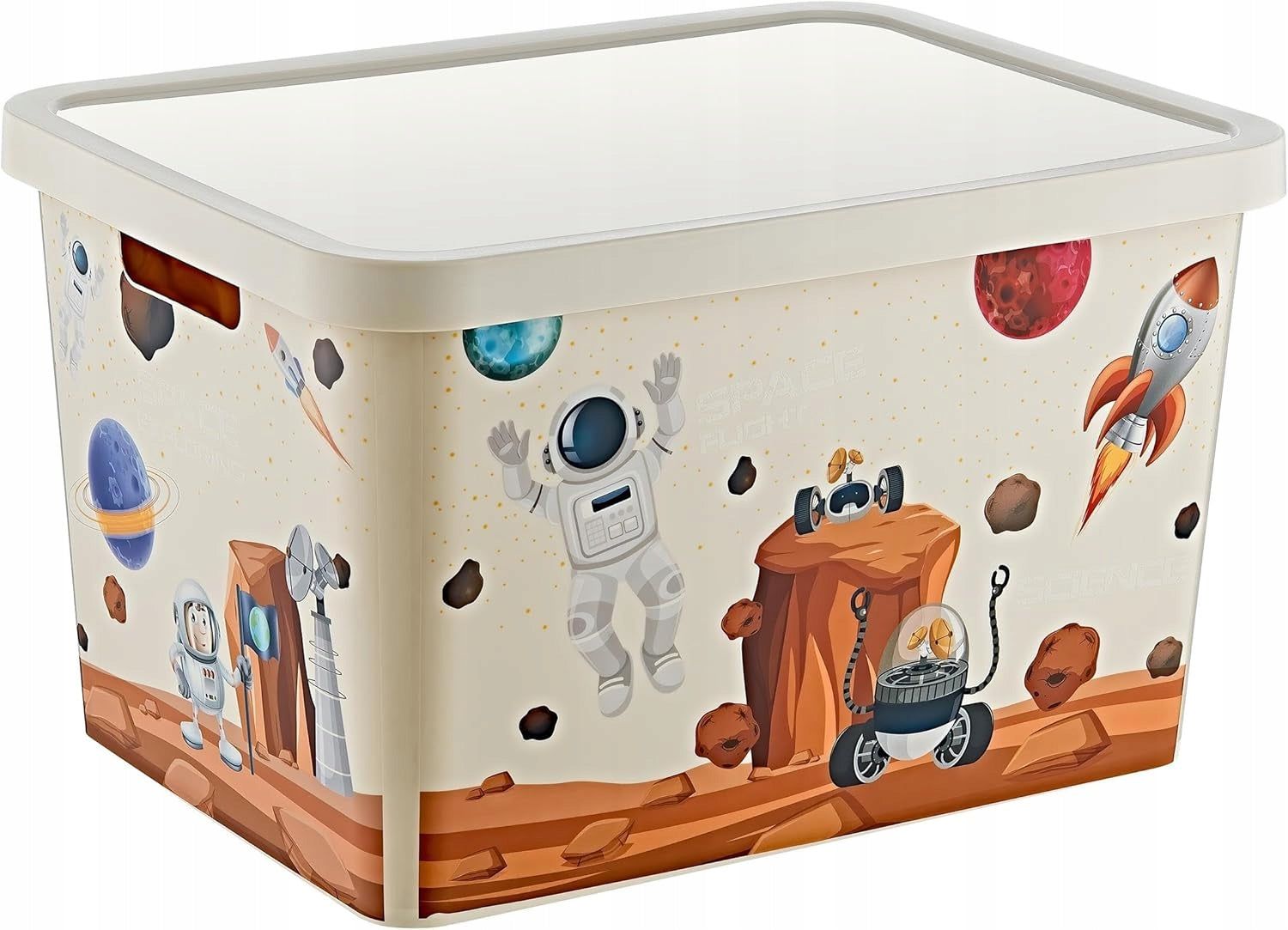 Container Box with lid 18L KOSMOS For children, for play, for blocks