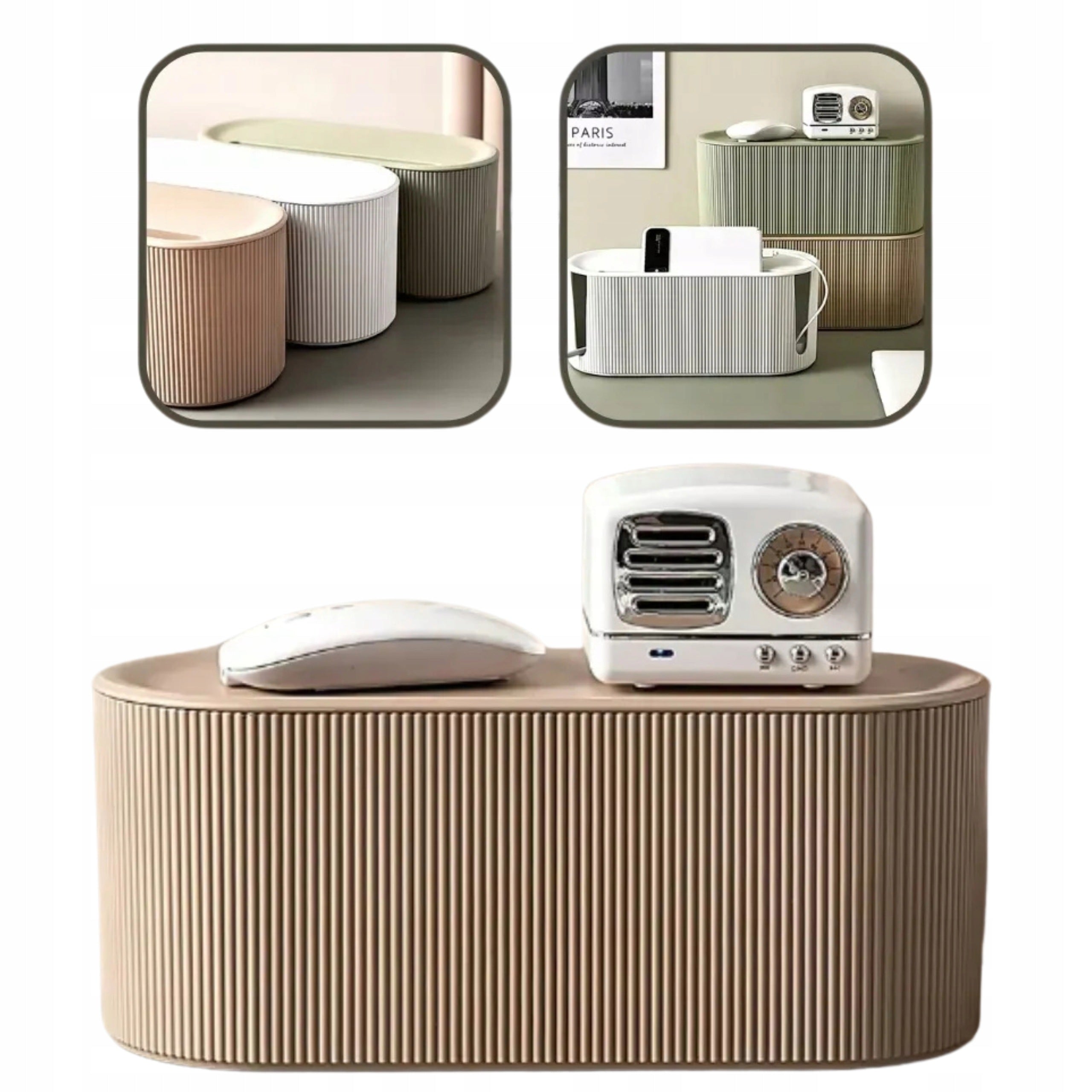 Container ORGANIZER cable box for cable strip storage