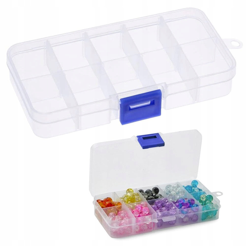 Container organizer for screws medicines 10 compartments high Packaging status original