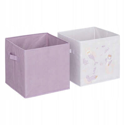 Container toy basket 2 pcs pink