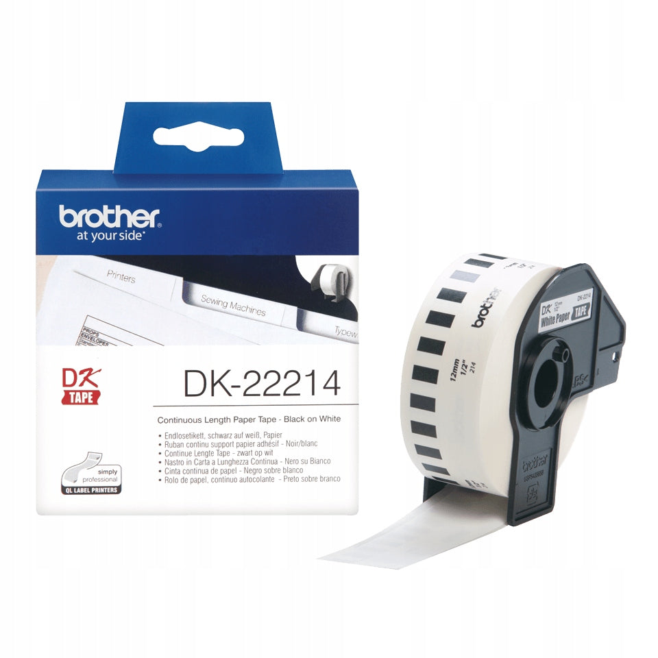 Continuous tape Brother QL 12mm DK-22214 original