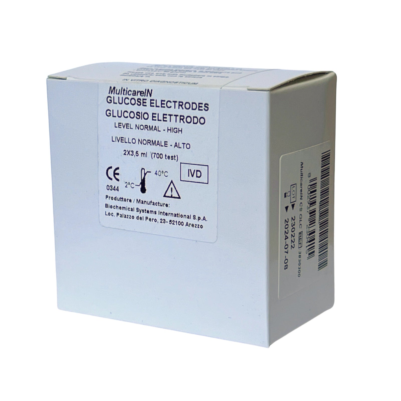 Control fluid MultiCareIN Glucose Packaging status original