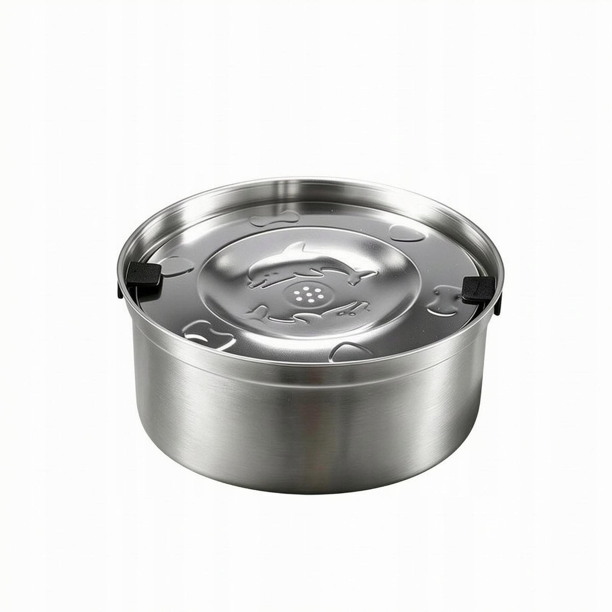 Controlled Drinking Spill Resistant Bowl | Stainless Steel Small - Dolphin